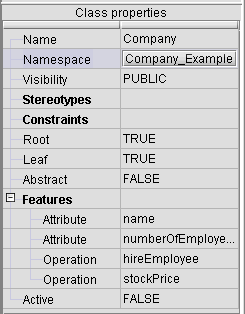 The property sheet